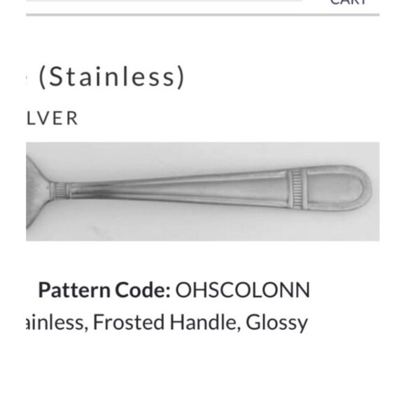 4 Oneida Colonnade stainless steel Salad forks glossy with frosted handle 7 1/8” - Picture 2 of 4